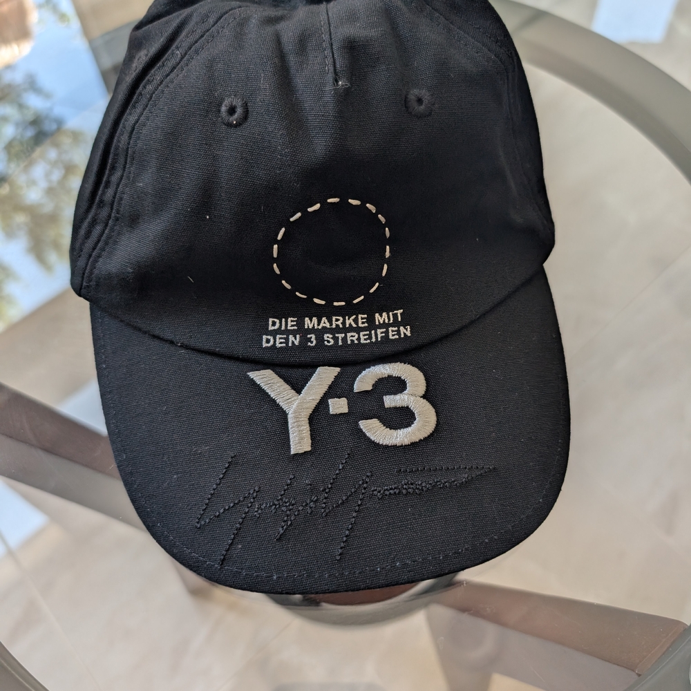 Y-3 Black Embroidered Logo Baseball Cap